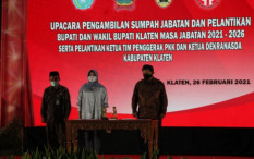 Hari Ini Bupati Klaten Punya Pendamping setelah 4 Tahun Sendiri