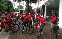 Sepeda Sehat PDI Perjuangan DIY, Bagian dari Konsolidasi Kerakyatan Membangun Raga dan Jiwa Sehat