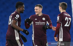 Kalahkan Brighton, Leicester Merangsek di Posisi Kedua