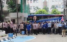 Adu Legalitas di Gedung Kemenkumham, Pendukung AHY dan Moeldoko Dilarang Masuk 