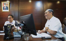 Saat Luhut dan Anies Tertawa Bersama, Bahas Apa?