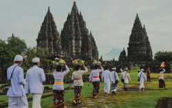 Tanpa Ogoh-ogoh, Prosesi Tawur Agung Kesanga di Prambanan Digelar Sederhana