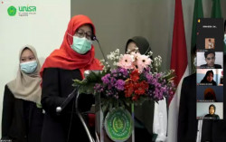 BKA Unisa Yogyakarta Selenggarakan Pelantikan Ormawa Secara Daring