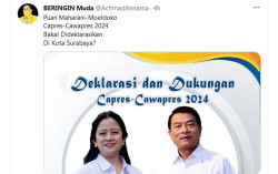 Poster Deklarasi Puan Maharani-Moeldoko Jadi Capres-Cawapres 2024 Beredar di Medsos