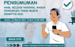 Pengumuman Hasil SNMPTN 2021 Ini Beda dari Tahun Sebelumnya