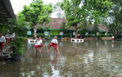 Persoalan Banjir SD Timbulharjo Belum Tertangani