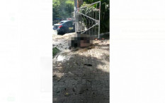 Ledakan di Gereja Makassar, Potongan Tubuh Berserakan dan Sepeda Motor Hancur