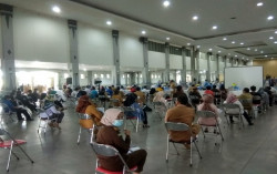 Pemda DIY Laksanakan Vaksinasi Massal Dosis Kedua di JEC