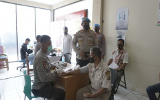 648 Personel Polres Kulonprogo Ikuti Vaksinasi Tahap Kedua 