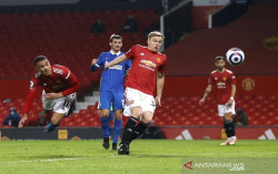 Liga Inggris: Tundukkan Brighton, MU Perkokoh Posisi Kedua Klasemen