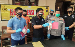 Bertransaksi Lewat Medsos lalu COD, Dua Pengedar Narkoba Ditangkap Polresta Jogja