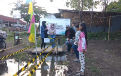 Di Nologaten Sleman, Bekas Kolam Ikan Disulap jadi Pasar Ramadan