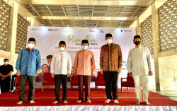 Imam Besar, Menteri Perdagangan, dan Menteri Investasi RI Luncurkan Program Ekonomi Berbasis Masjid