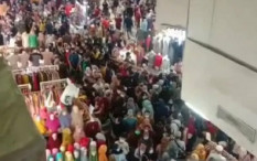 Viral Pengunjung Tanah Abang Berdesakan, TNI Polri Dirikan Posko Pengamanan
