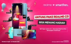 Pakai Smartfren di Realme C21, Bonus Kuota 384 GB hingga Smart TV