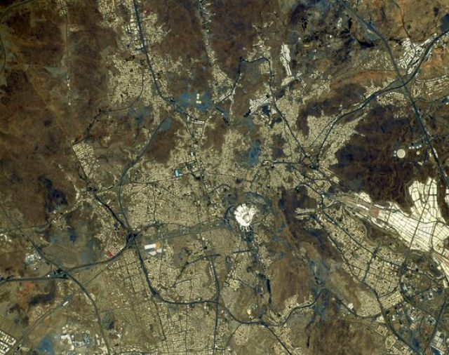 Berhasil Dijepret Astronot asal Jepang, Ini Penampakan Mekah dari Luar Angkasa