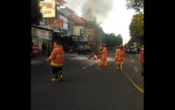 Kronologi Kecelakaan di Jl. Taman Siswa yang Sebabkan 2 Sepeda Motor Terbakar