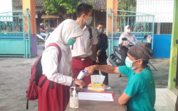 ASPD SD di Bantul Berjalan Lancar, Siswa Ikuti Prokes