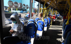 Banyak Penumpang Transjakarta Langgar Protokol Kesehatan