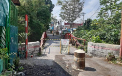 Jembatan Merah Gejayan Ditutup Total karena Fondasi Terkikis, Dibuka Paling Cepat 2022