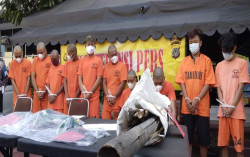 10 Tersangka Pengeroyokan Maut di Pasar Serangan Ditangkap Polisi