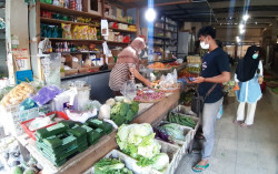 Begini Kondisi Penerapan Prokes di Pasar Bantul