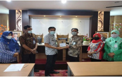 Dikpora Serahkan Arsip Statis ke Lembaga Kearsipan Kota Jogja
