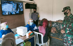 Agar Mudah Dijangkau Sasaran, Polres Magelang Gelar Vaksinasi Covid-19 di Desa