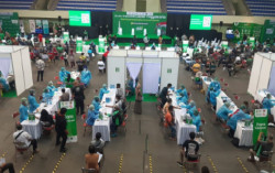 Ribuan Penyandang Disabilitas Divaksin di Grab Vaccine Center