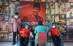 Peringati Bulan Bung Karno, DPC PDIP Kabupaten Sleman Gelar Donor Darah