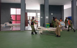 Lapangan Tenis di Kota Magelang Jadi Rumah Sakit Darurat Pasien Covid-19