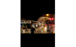 Satpol PP Semarang Semprot Warung Pelanggar PPKM Darurat, Perintah Wali Kota?