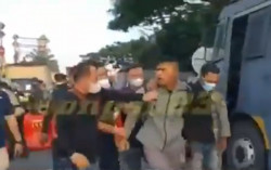 Anggota Paspampres Bersitegang dengan Petugas Posko Penyekatan PPKM Darurat, Videonya Viral