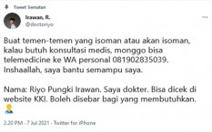 Mau Konsultasi saat Isoman? Dokter Ini Beri Layanan Gratis