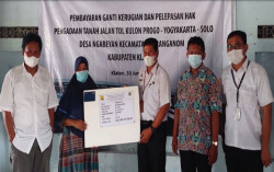 PT Jogjasolo Marga Makmur Gelontorkan Dana Rp290 Miliar untuk Pembebasan Jalan Tol Solo-Jogja-YIA