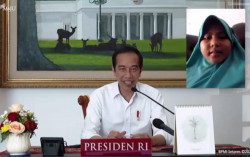Dialog Virtual dengan Jokowi, Anak Ini dengan Polos Bertanya: Jadi Presiden Ngapain Aja?