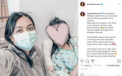 Tiba-tiba Drop, Anak Denada Dilarikan ke RS di Singapura