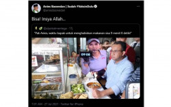 Tanggapi Tantangan Makan di Warteg 9 Menit 8 Detik, Anies: Bisa! Insya Allah