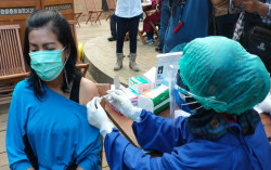 Begini Kondisi Pelaksanaan Vaksinasi di Hutan Pinus Mangunan