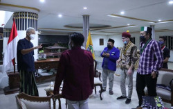 Aktivis Mahasiswa Temui Ganjar untuk Bahas Keterlibatan Penanganan Covid-19