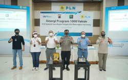 Sinergi PLN dan RS Bhayangkara Semarang Adakan 1.000 Vaksin 
