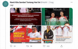 Ini Deretan Poster Politisi untuk Greysia-Apriyani, Ada yang Niat Banget sampai Pegang Raket