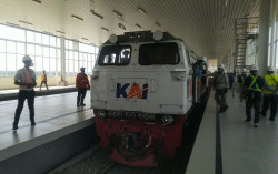 Pastikan Kesiapan Stasiun Bandara YIA, Uji Coba Rel Kembali Dilakukan
