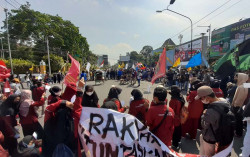 Mahasiswa Jogja Turun ke Jalan Minta Ketegasan Penanganan Pandemi