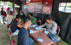 Sudah 13.830 Orang Ikut Vaksinasi Covid-19 di Polres Magelang