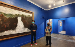 Belasan Karya Lukis Sidik Martowidjojo Dipamerkan 