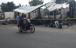 Belasan Kios di Ngemplak Ludes Terbakar