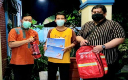 Warga Guyangan Gamping Dilatih Cegah dan Tangani Cedera Luka Bakar