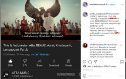 Aurel Hermansyah Berterima Kasih pada Emak-Emak karena This Is Indonesia Trending di YouTube