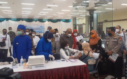 1.100 Ibu Hamil Divaksin di GSP UGM